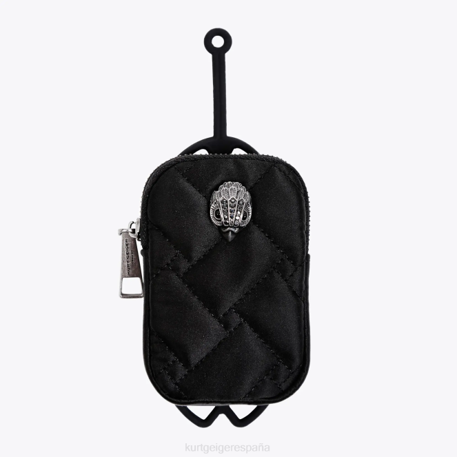 Kurt Geiger mujer soporte para teléfono con bolsa del águila de londres 2LPR537 | accesorios combinación negra